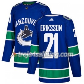 Vancouver Canucks tröja Loui Eriksson 21 Adidas 2017-2018 Blå Authentic - NHL Tröjor Herr